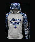 Light Gray / Blue Camo rashguard front