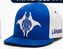 Blue / White cap