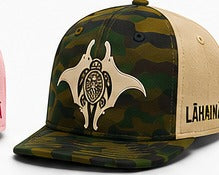 Green Camo / Tan cap