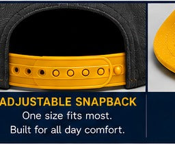 Snapback closure detail