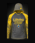 Storm Gray / Sun Yellow rashguard front