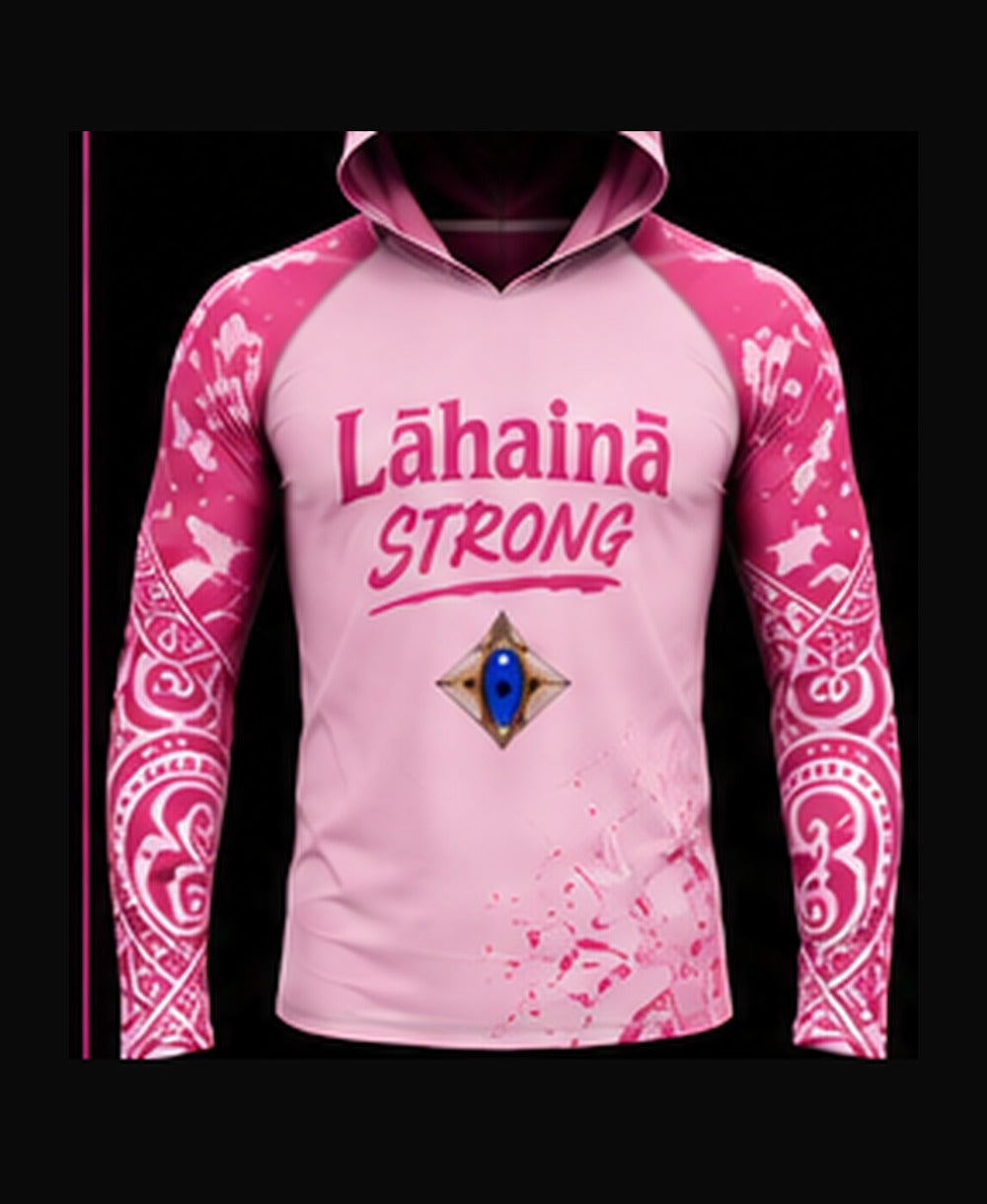 Light Pink / Hot Pink rashguard front