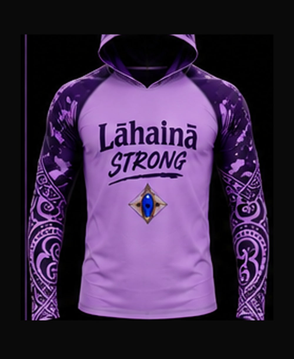 Light Purple / Deep Purple rashguard front