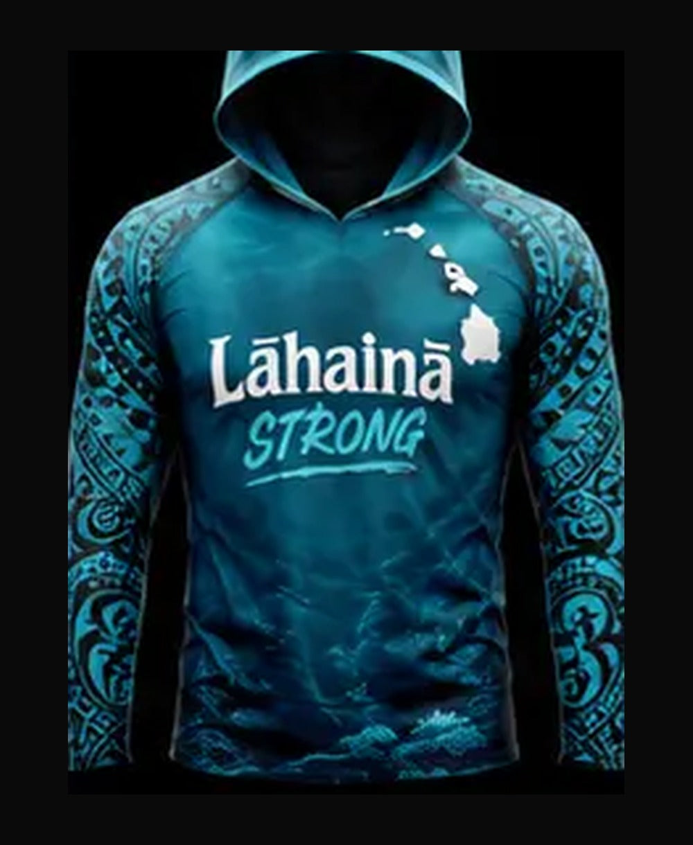 Octopus Deep Ocean Blue rashguard front