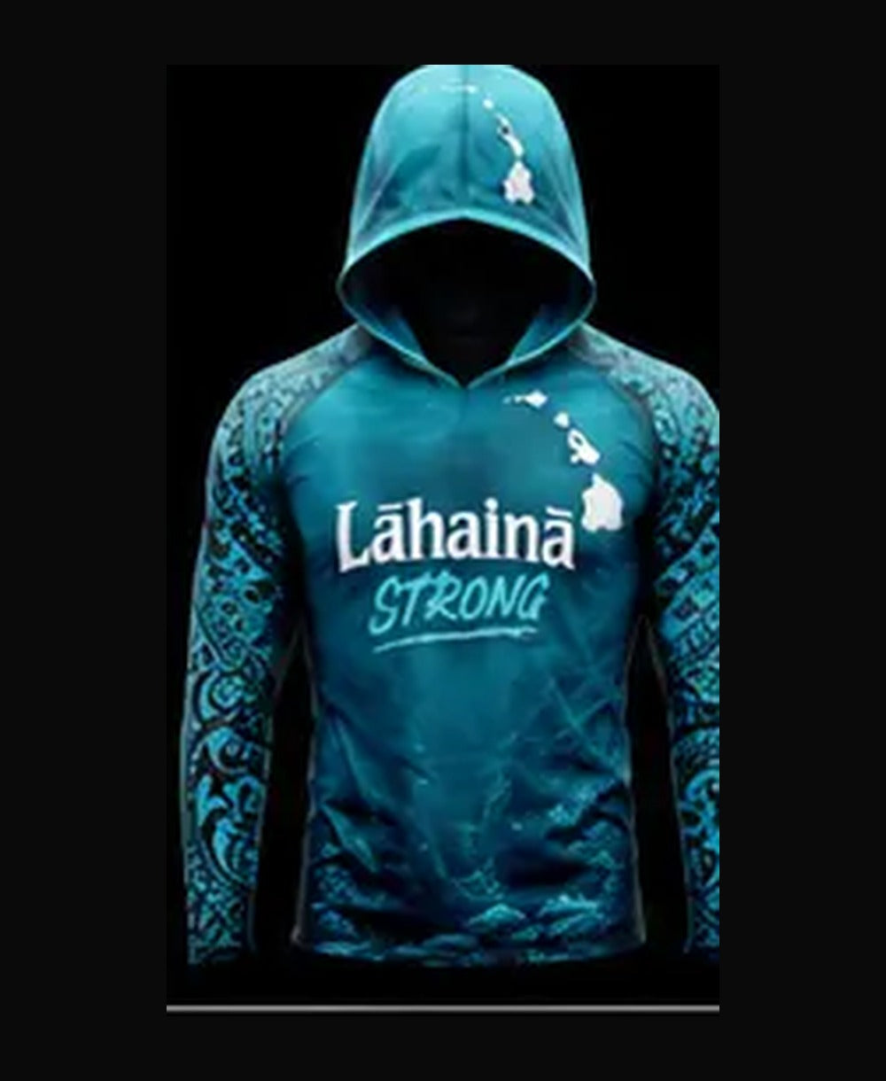 Octopus Lagoon Teal rashguard front