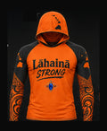 Bright Orange / Black rashguard front