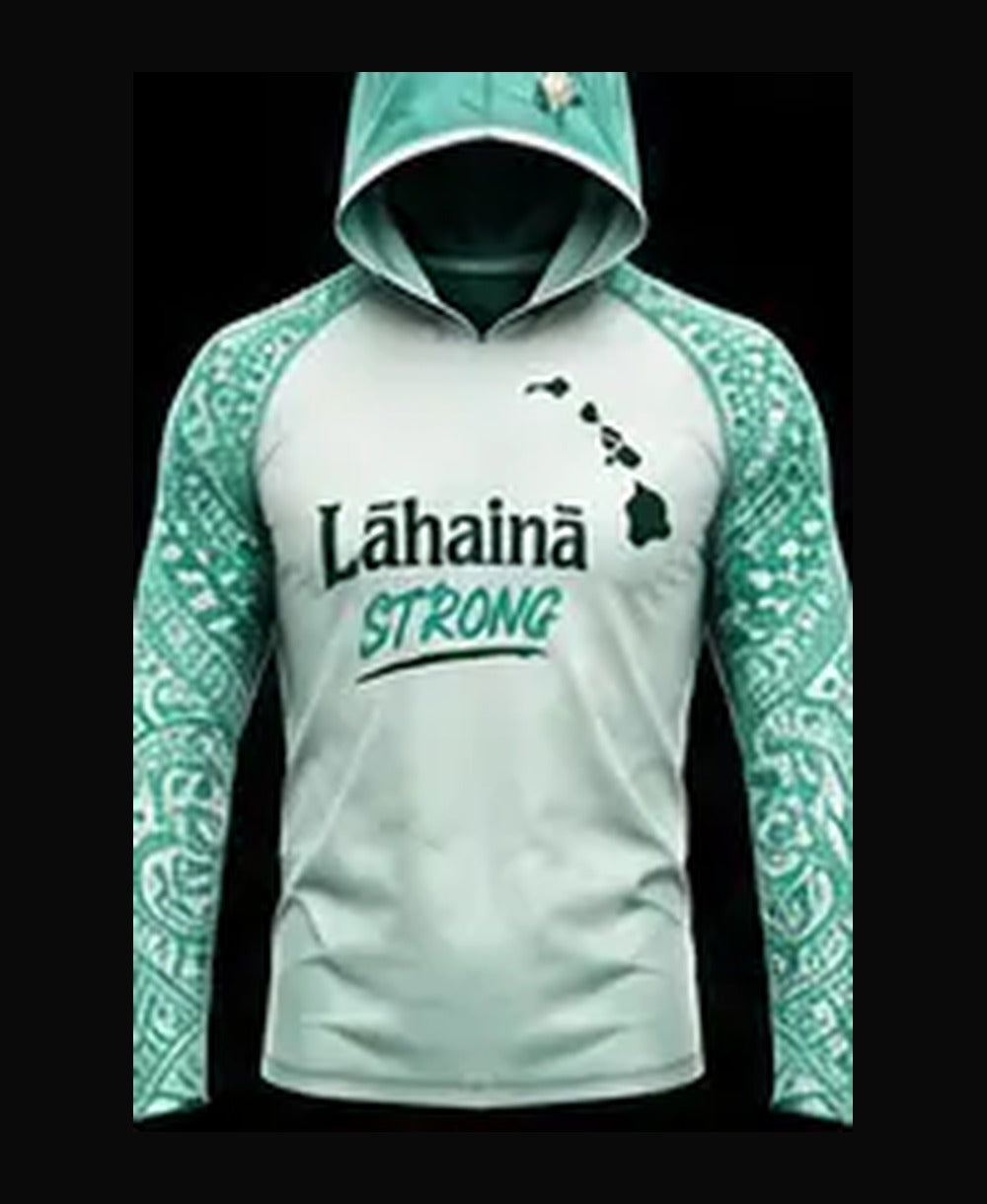 Pineapple Mint rashguard front