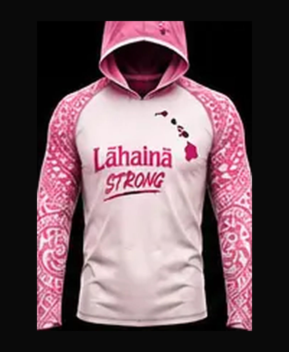Pineapple Blossom Pink rashguard front