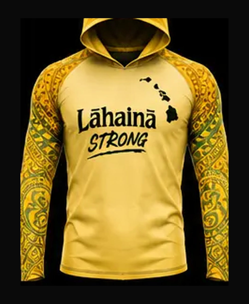 Pineapple Sun Yellow rashguard front