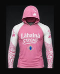Coral Pink / White rashguard front