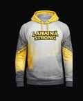 Storm Gray / Yellow Hood pullover front